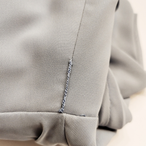 LoyeLoy Blue Chiffon Cold Shoulder Bridesmaid Maxi Dress Gown Long Slit Size - Picture 5 of 7